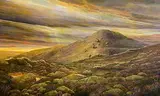 Chris Sharp, Flight at Sunset, oil on canvas