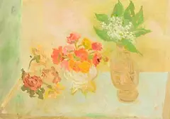 Still Life - Flowers by Stella Steyn, oil on canvas, sold Feb 2024
