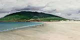 Sian Maguire, Stormy Day, Dog's Bay, oil on canvas
