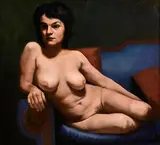Francis O'Toole, Seated Nude, oil on canvas