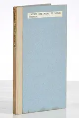 Lionel Johnson, Twenty One Poems Selected by William Butler Yeats, limited edition of 200 - published by the Dun Emer Press, Dundrum 1904