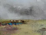 Colin Flack, Western Landscape, oil on canvas
