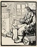 Jack Butler Yeats, Theodore to his Grandson, 1909, Indian ink on paper