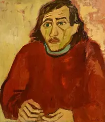 Portrait of a Man by Nano Reid, oil on board, sold Jan 2024
