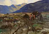 Glenann, Cushendall by James Humbert Craig, oil on canvas board, offered Jan 2024