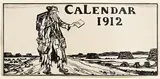 Jack Butler Yeats, The Bog Road (1912 Calendar)