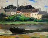 Lough Shore, Co. Donegal by James Humbert Craig, oil on board, offered Jan 2024