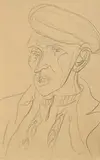 Nano Reid, Clogherhead Fisherman, pencil on paper