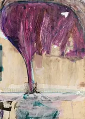 Brian Maguire, Bomber's Aesthetic, acrylic on paper laid on canvas