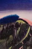 Seán McSweeney, Trees on a Hill, watercolour on paper