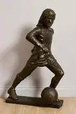 Anto Brennan, George Best, hardened resin on metal supports