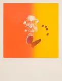Louis le Brocquy, Head and Handprint, aquatint on Arches Vellum - number 13 from an edition of 75 - published by Maeght, Paris, 1974