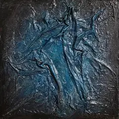 Nocturne Movement by Alice Berger-Hammerschlag, oil and plaster on board, sold Jan 2024