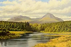 Ballynahinch, Connemara by Alan Kenny, oil on canvas, sold Jan 2024