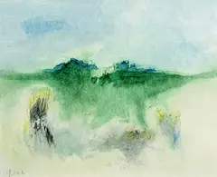 Gerald Davis, Achill, 1986, oil on paper