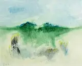 Gerald Davis, Achill, 1986, oil on paper