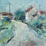 Andrew Hood, Turn in the Road, 2005, oil on board