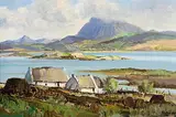 Rowland Hill, Muckish Mountain, Co Donegal, oil on board