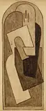 Mainie Jellett, Study for Stained Glass Window, mixed media on paper