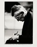 John Minihan, Samuel Beckett, Riverside Studio, London, 1984, silver gelatin print