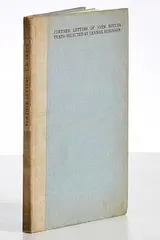 Further Letters of John Butler Yeats by Lennox Robinson, hardcover - from an edition of 400 - published by the Cuala Press, Dundrum, 1920, sold Jan 2024