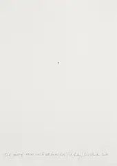 Kris Martin, Endpoint of Great Lies to Tell Small Kids (A. Riley), 2010, collage and graphite on paper