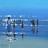 Summer Light by John Morris, oil on board, sold Jan 2024