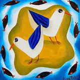 Graham Knuttel, Umm!, oil on canvas