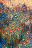Kenneth Webb, Garden Flowers, oil on canvas