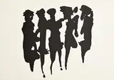 The Tain - Women Watching by Louis le Brocquy, 1969, lithograph - number 33 from an edition of 70, sold Nov 2023