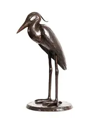 Heron by Ladislav Hlina, bronze - number 18 from an edition of 32, sold Nov 2023