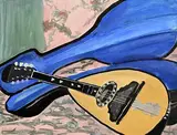 Arthur Armstrong, The Mandolin, gouache and watercolour on paper