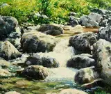 Trevor Geoghegan, White Water, 1998, oil on canvas