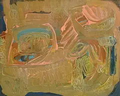 Noreen Rice, Spring Field, oil on canvas
