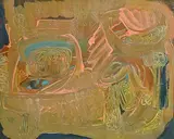 Noreen Rice, Spring Field, oil on canvas