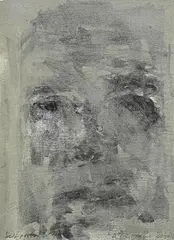 Self Portrait by Hughie O'Donoghue, 2000, carborundum - numbered 7 from an edition of 35, sold Nov 2023