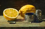 Gemma Guihan, Silver and Lemons, 2007, oil on canvas