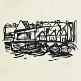 Colin Middleton, Fishing Boats, Ardglass