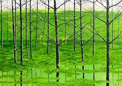 Pauline Walsh, Brief Freedom, oil on canvas