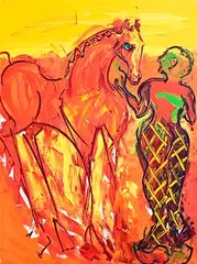 Declan O'Connor, Mo Stór, oil on canvas