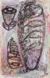 Alice Maher, Jardin de mom Coeur, 1991, mixed media on paper