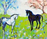 Declan O'Connor, The Secret Garden, oil on canvas