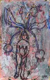 Alice Maher, Jardin de mon Couer, 1991, mixed media on paper