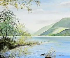 Michael Monaghan, Lake View, Killarney, oil on canvas board