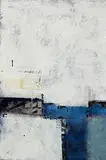 Michael Hales, Lost Cities - Edge of Town, encaustic and oils on birch ply