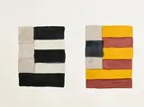 Sean Scully, Barcelona, 1998, watercolour on paper
