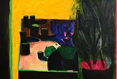 Studio Table by William Crozier, oil on canvas, sold Oct 2023