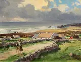 At Bloody Foreland, Co. Donegal by Maurice Canning Wilks, oil on canvas, sold Oct 2023