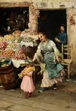 Stefano Novo, The Fruit Shop, 1895, oil on canvas