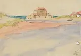 The Estuary by Jack Butler Yeats, watercolour on paper, sold Oct 2023